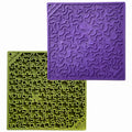 Large Green Jigsaw & Large Purple Bones eMat Lick Mat Bundle